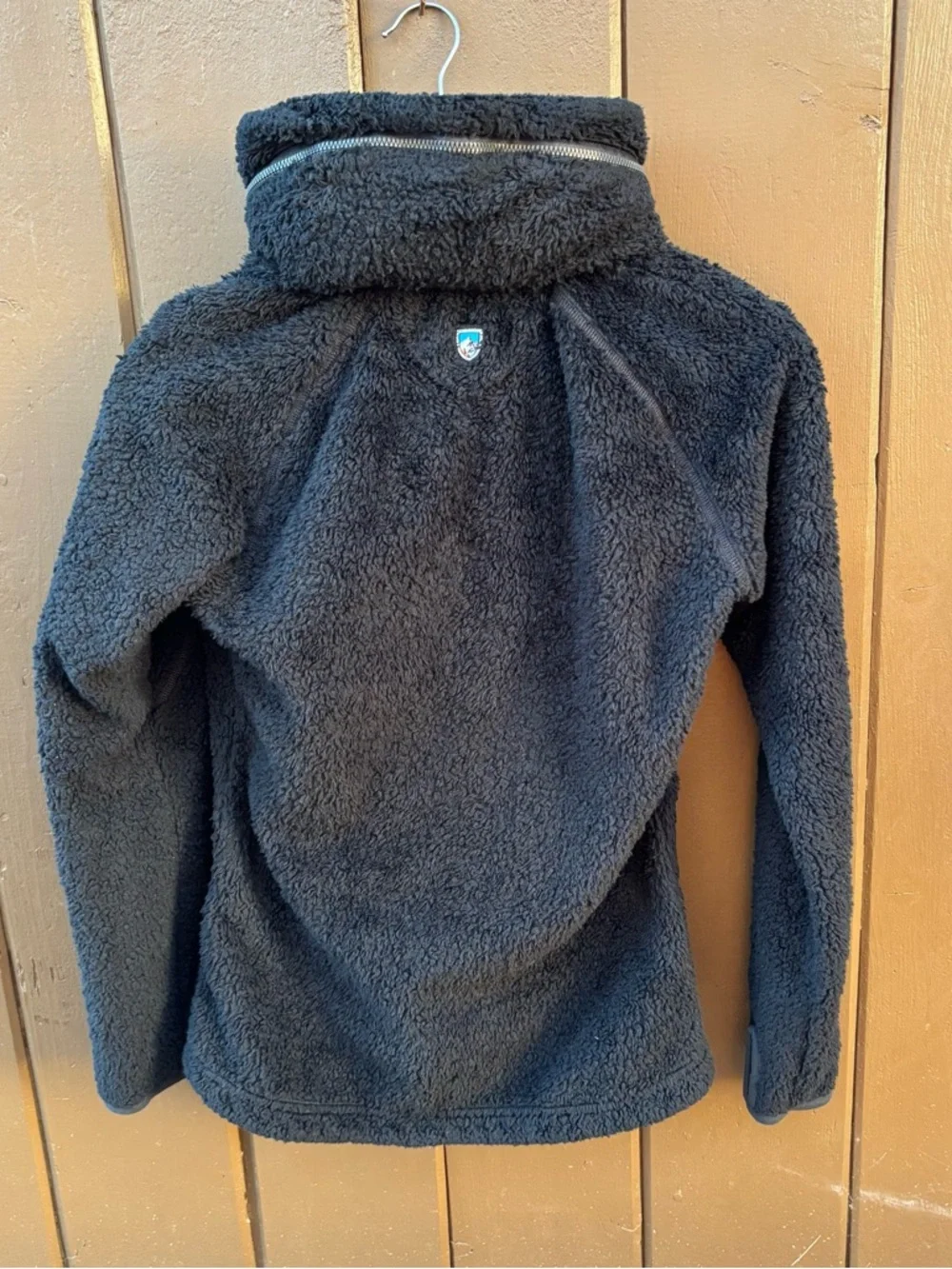 Kuhl Flight Fleece Jacket Women's XS Black Thumb Loops Full Zip Deep Pile - Picture 6 of 10